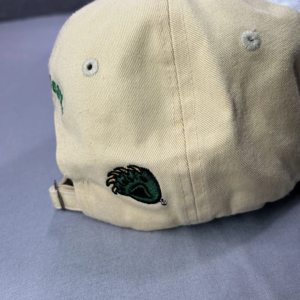 VINTAGE Baylor Bears Hat Cap‎ Strap Back Adjustable Gold White Womens 90s NEW